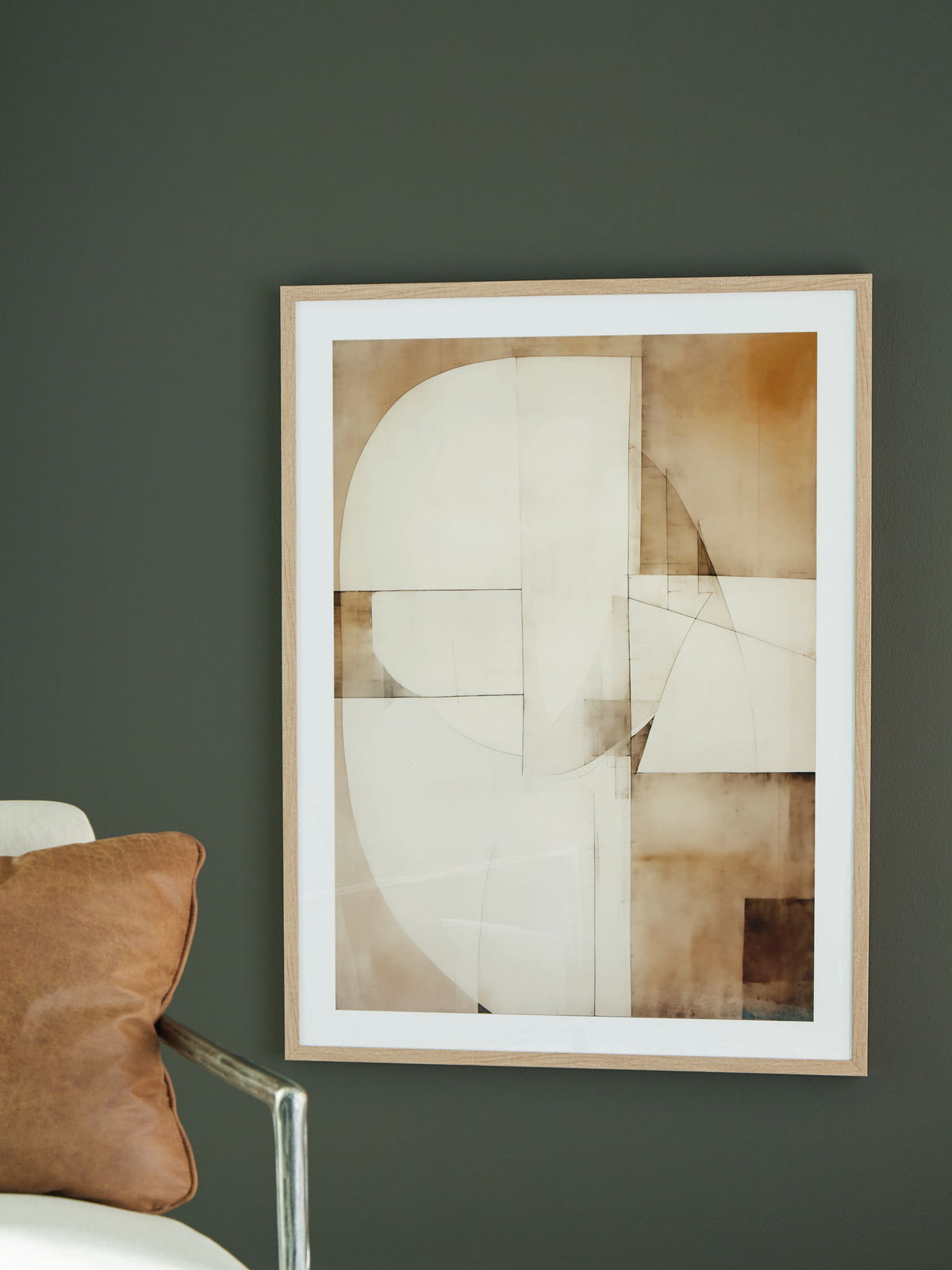 Corlain - Wall Art - Brown / Tan / White by Ashley – view 3
