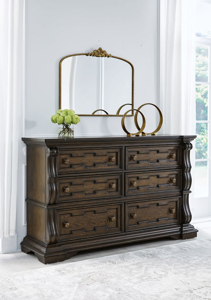 Maylee - Dresser - Dark Brown by Ashley – view 4