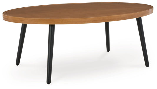 Horizon Hall - Cocktail Table - Two-tone Brown by Ashley – Coffee Tables