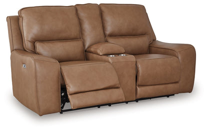 DeepWakes - Power Reclining Loveseat / Console / Adjustable Headrest by Ashley – view 6