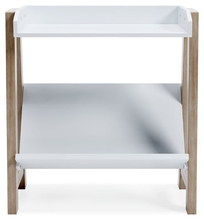 Blariden - Small Bookcase - White / Tan by Ashley – view 3