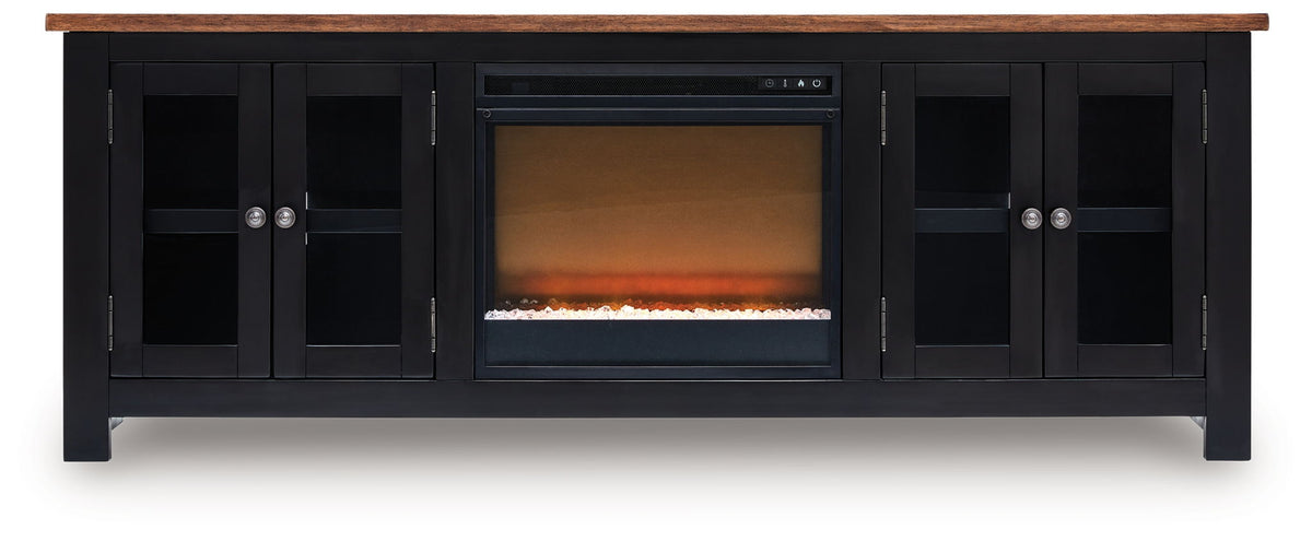 Wildenauer - 76" TV Stand With Electric Fireplace by Ashley – view 2