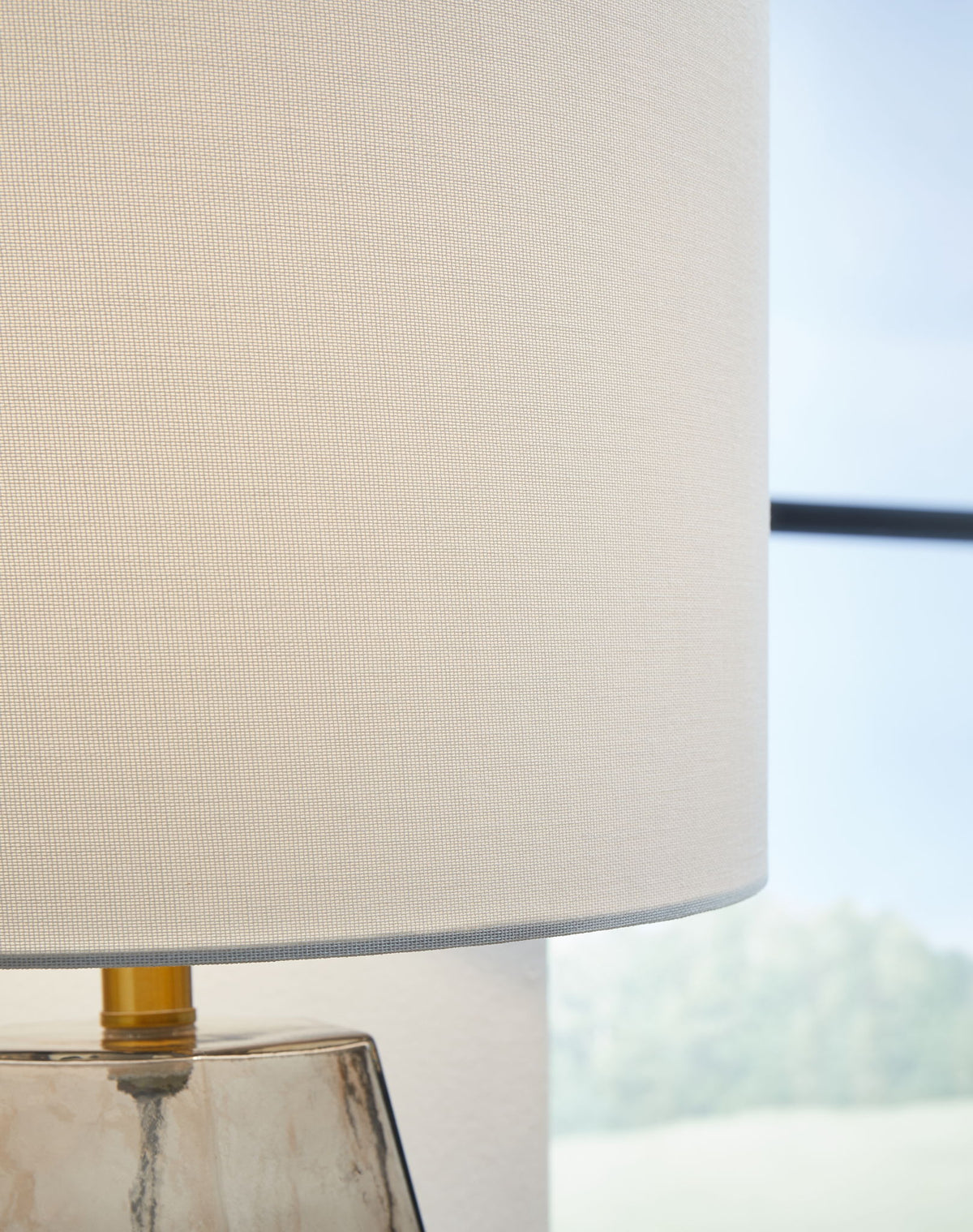 Taylow - Glass Table Lamp - Gray by Ashley – view 4