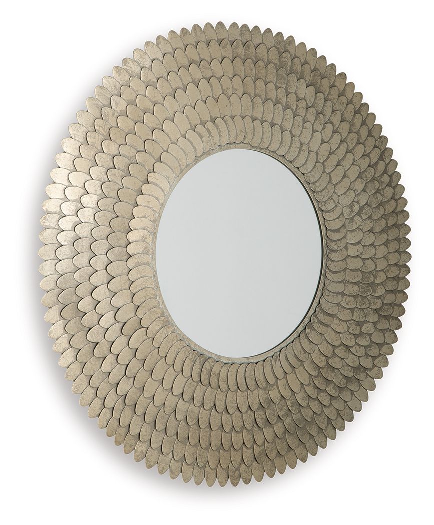 Wrightmund - Accent Mirror - Champagne Finish by Ashley – view 3