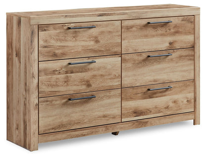 Hyanna - Six Drawer Dresser - Tan Brown by Ashley – Dressers