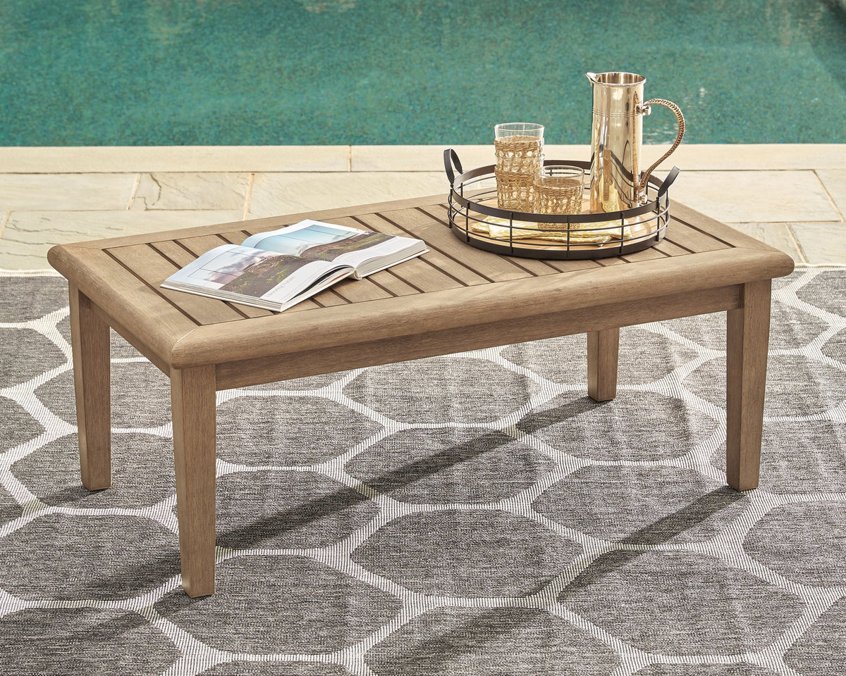 Gerianne - Rectangular Cocktail Table - Brown by Ashley – view 3