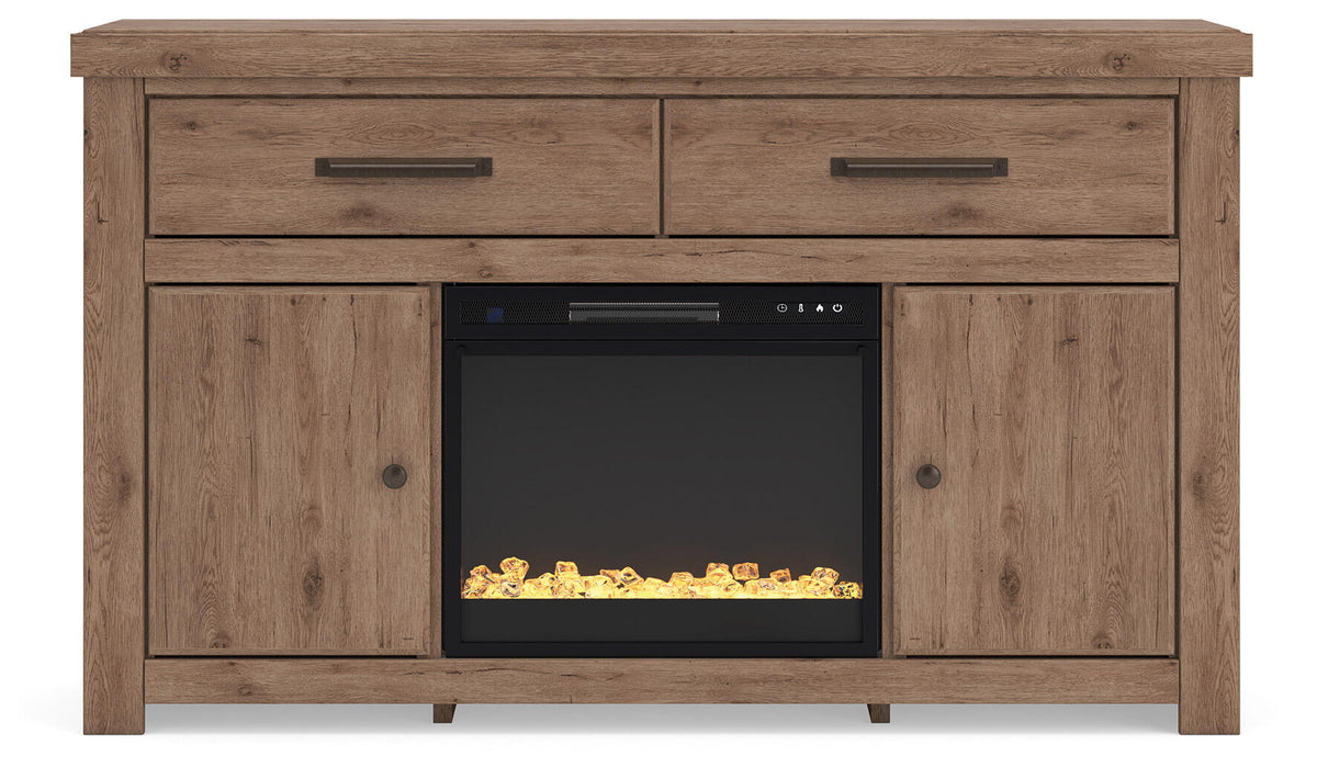 Garistyn - TV Stand With Fireplace Option – view 2
