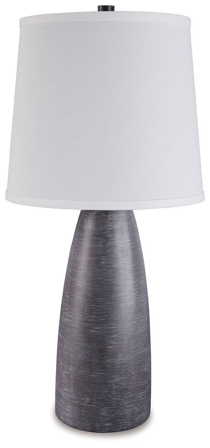 Shavontae - Poly Table Lamp (Set of 2) - Gray by Ashley – Table Lamps