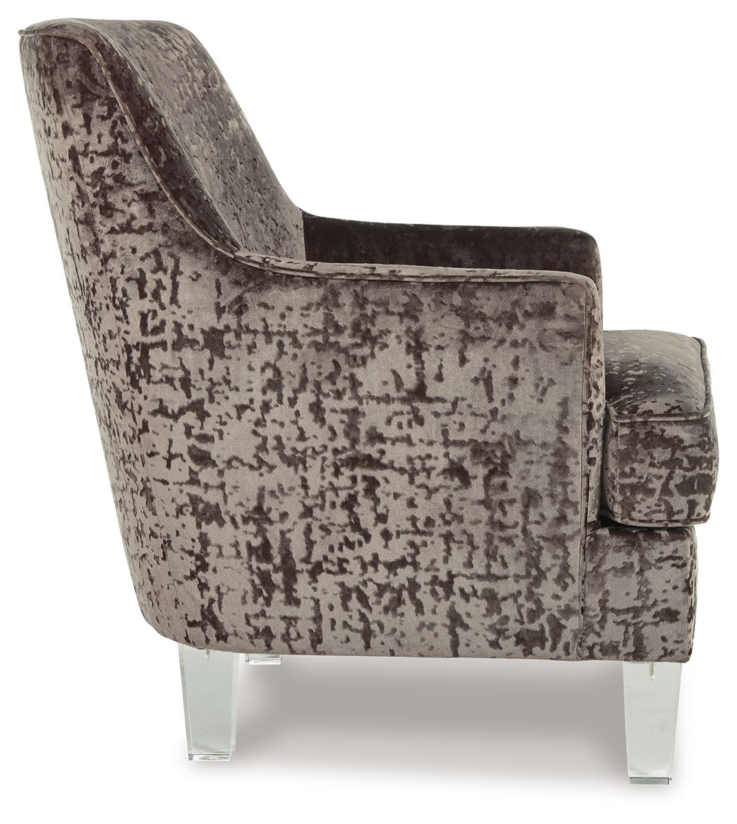 Gloriann - Accent Chair - Charcoal by Ashley – view 3
