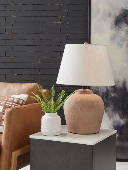 Scantor - Metal Table Lamp - Rust by Ashley – view 4
