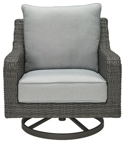 Elite Park - Swivel Lounge With Cushion - Gray by Ashley – view 3