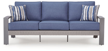 Half Moon Beach - Sofa With Cushion - Blue / Gray by Ashley – view 3