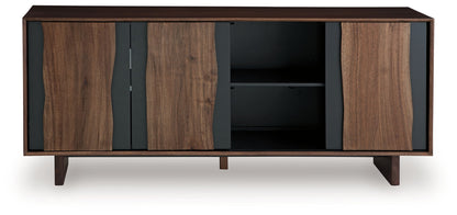 Welby - Accent Cabinet - Brown / Charcoal by Ashley – view 3