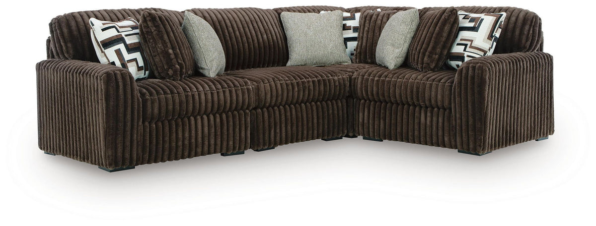 Midnight-Madness - 4 Piece Sectional by Ashley – view 7