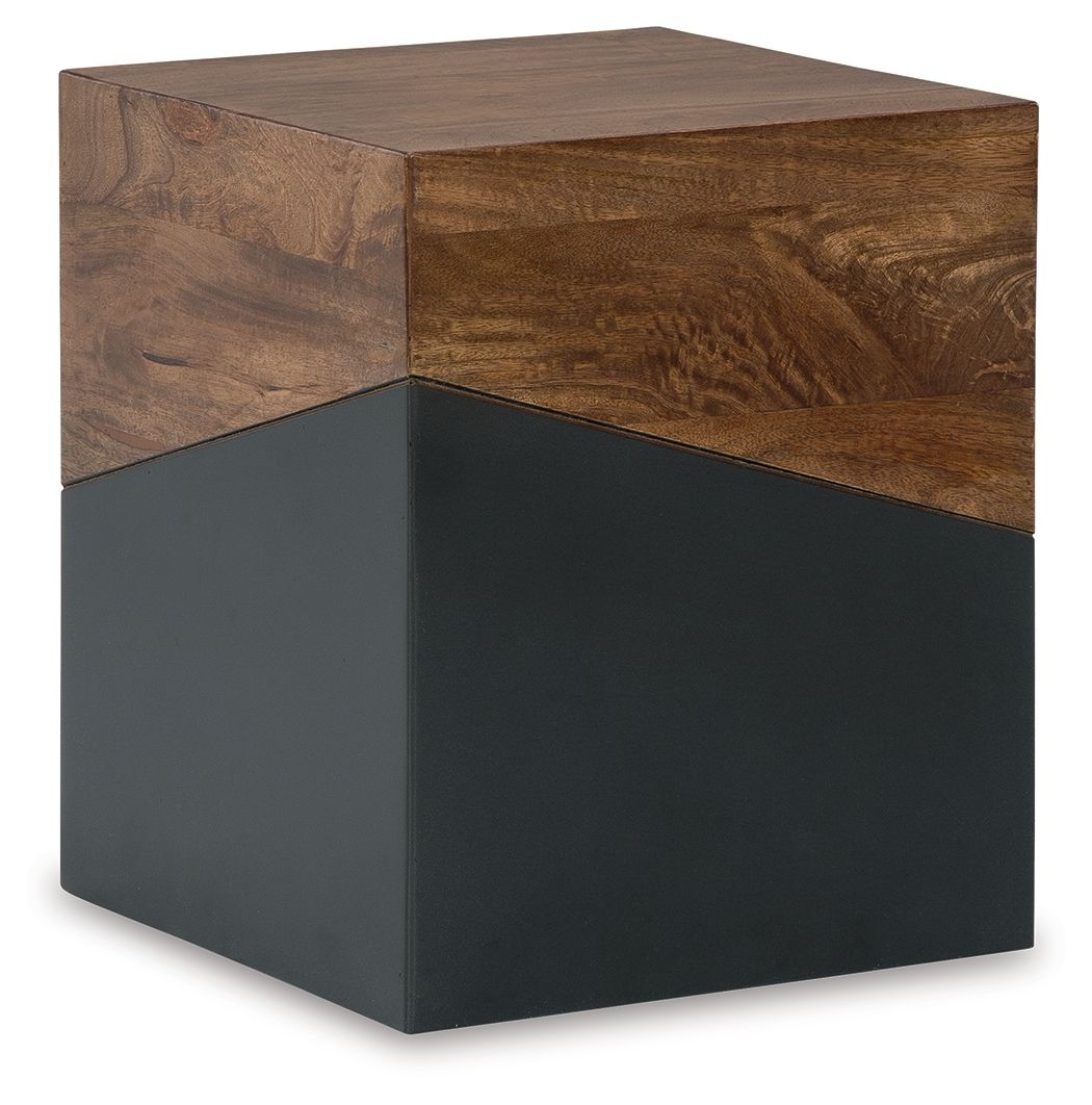 Trailbend - Accent Table - Brown / Gunmetal by Ashley – Accent Tables