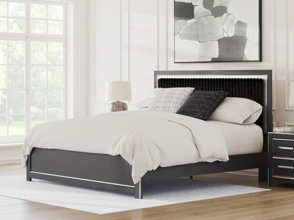 Zuraleus - Upholstered Panel Platform Bed With Roll Slats by Ashley – view 13