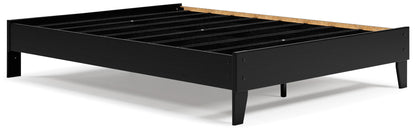 Finch - Queen Platform Bed - Black by Ashley – view 4