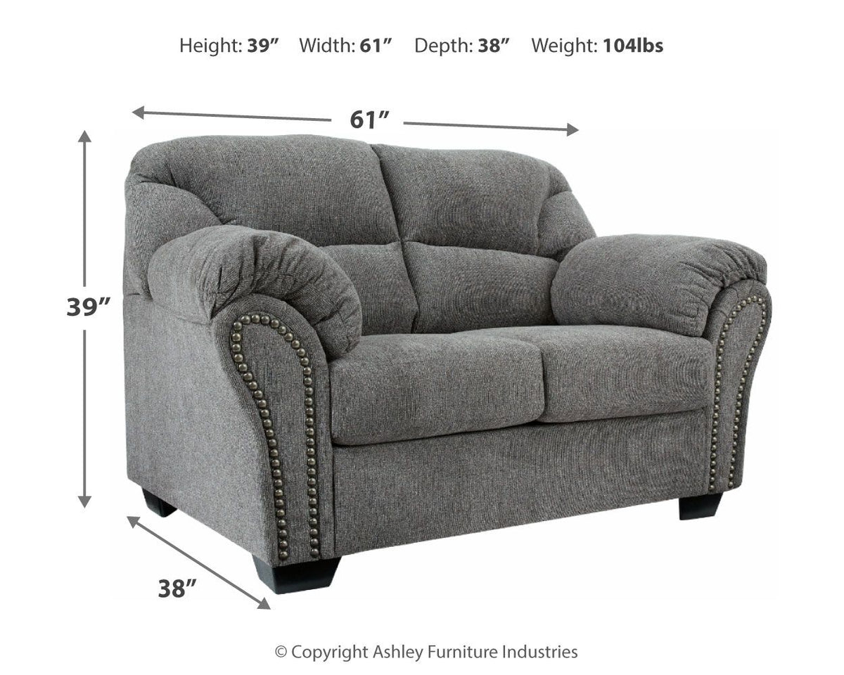 Allmaxx - Loveseat - Pewter – view 3