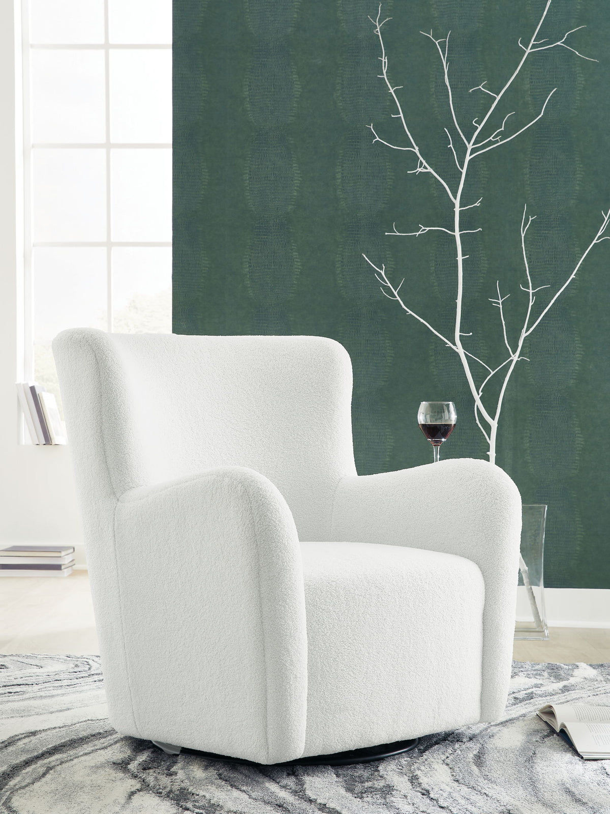 Rowenburg - Swivel Glider Accent Chair by Ashley – view 9