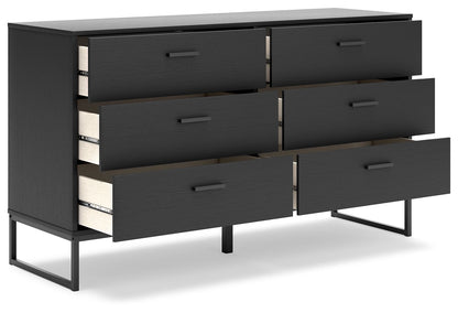 Socalle - Six Drawer Dresser by Ashley – view 6