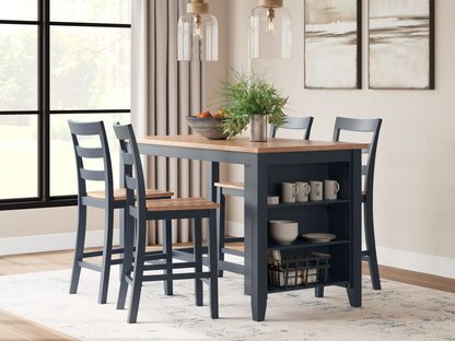Gesthaven - Rectangular Dining Room Counter Set by Ashley – view 2