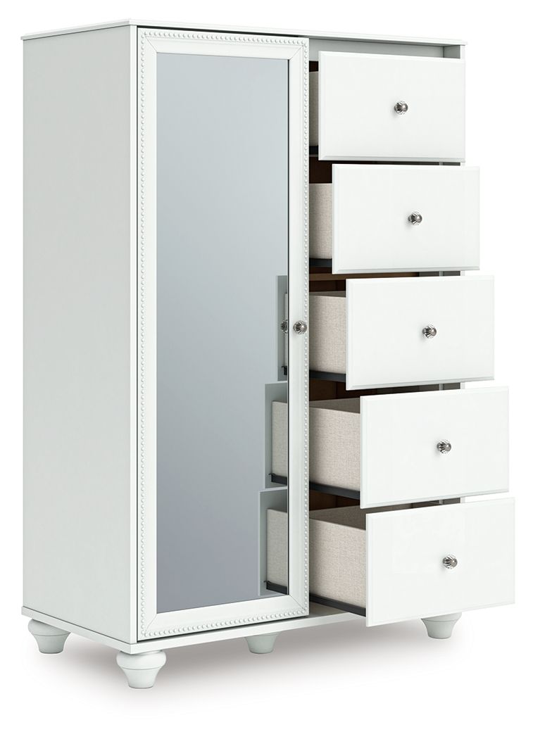 Kozlani - Dressing Chest - White by Ashley – view 2