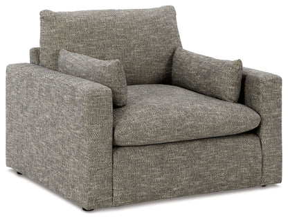 Dramatic - Chair And A Half - Granite – Arm Chairs