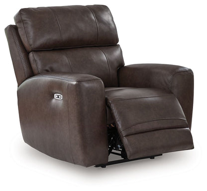 Crossplex - Power Recliner / Adjustable Headrest - Smoke by Ashley – view 2