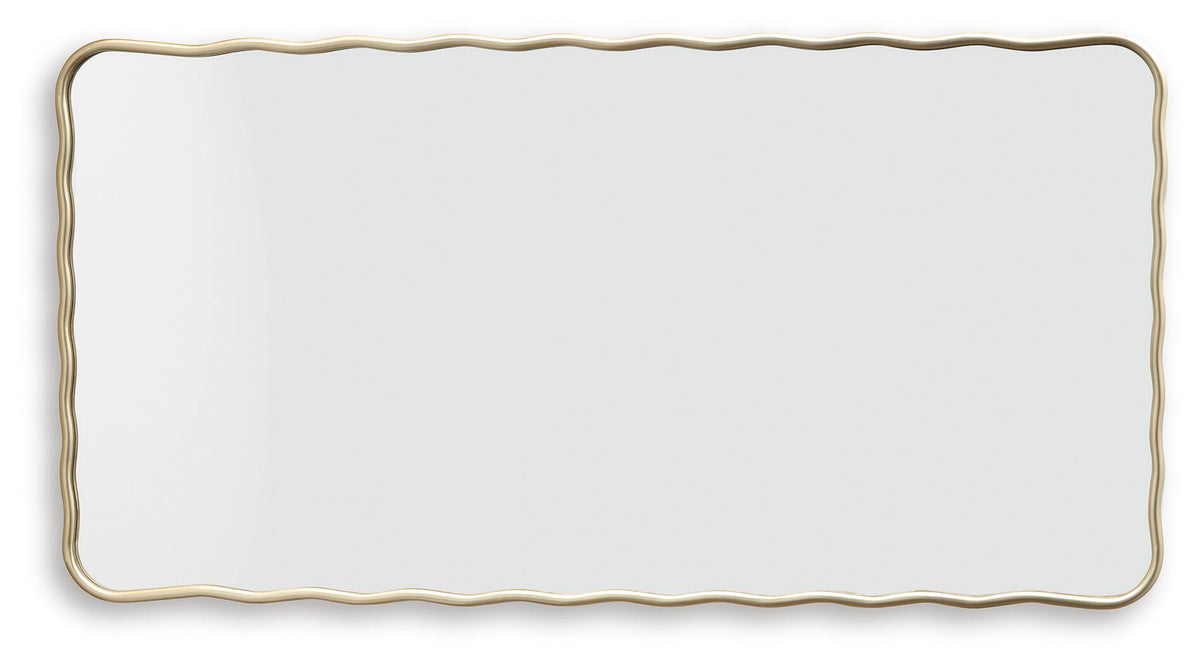 Brenthill - Accent Mirror - Gold by Ashley – view 3