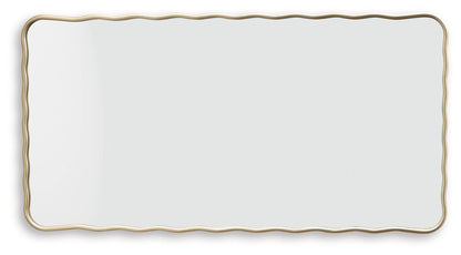 Brenthill - Accent Mirror - Gold by Ashley – view 3