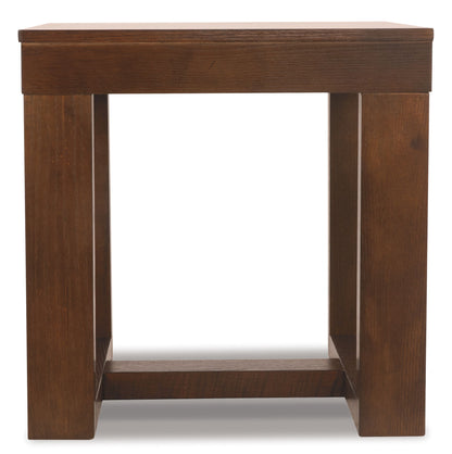 Watson - Square End Table - Dark Brown by Ashley – view 3