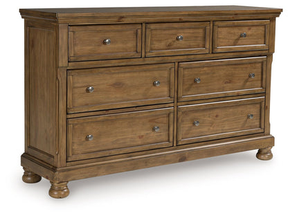 Feddinger - Dresser - Medium Brown by Ashley – Dressers
