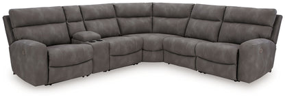 Next-Gen Durapella - 6 Piece Reclining Sectional by Ashley – Reclining Sectionals