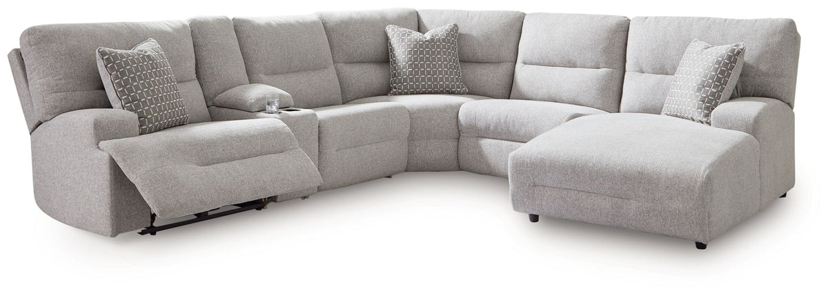 Acklen Place - 6 Piece Reclining Sectional by Ashley – Reclining Sectionals