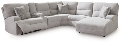 Acklen Place - 6 Piece Reclining Sectional by Ashley – Reclining Sectionals