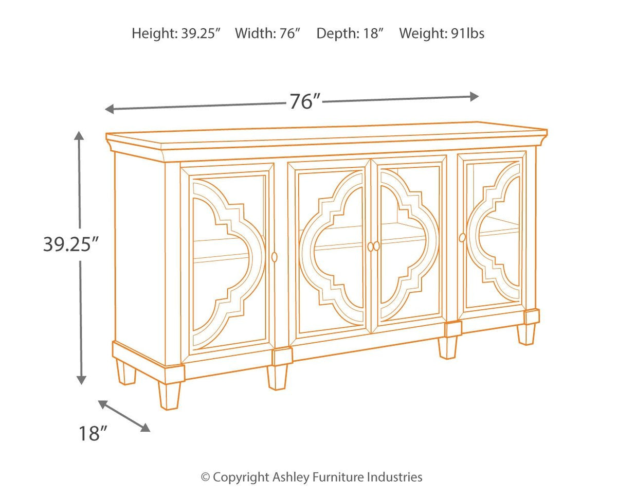 Fossil Ridge - Accent Cabinet - Gray by Ashley – view 3