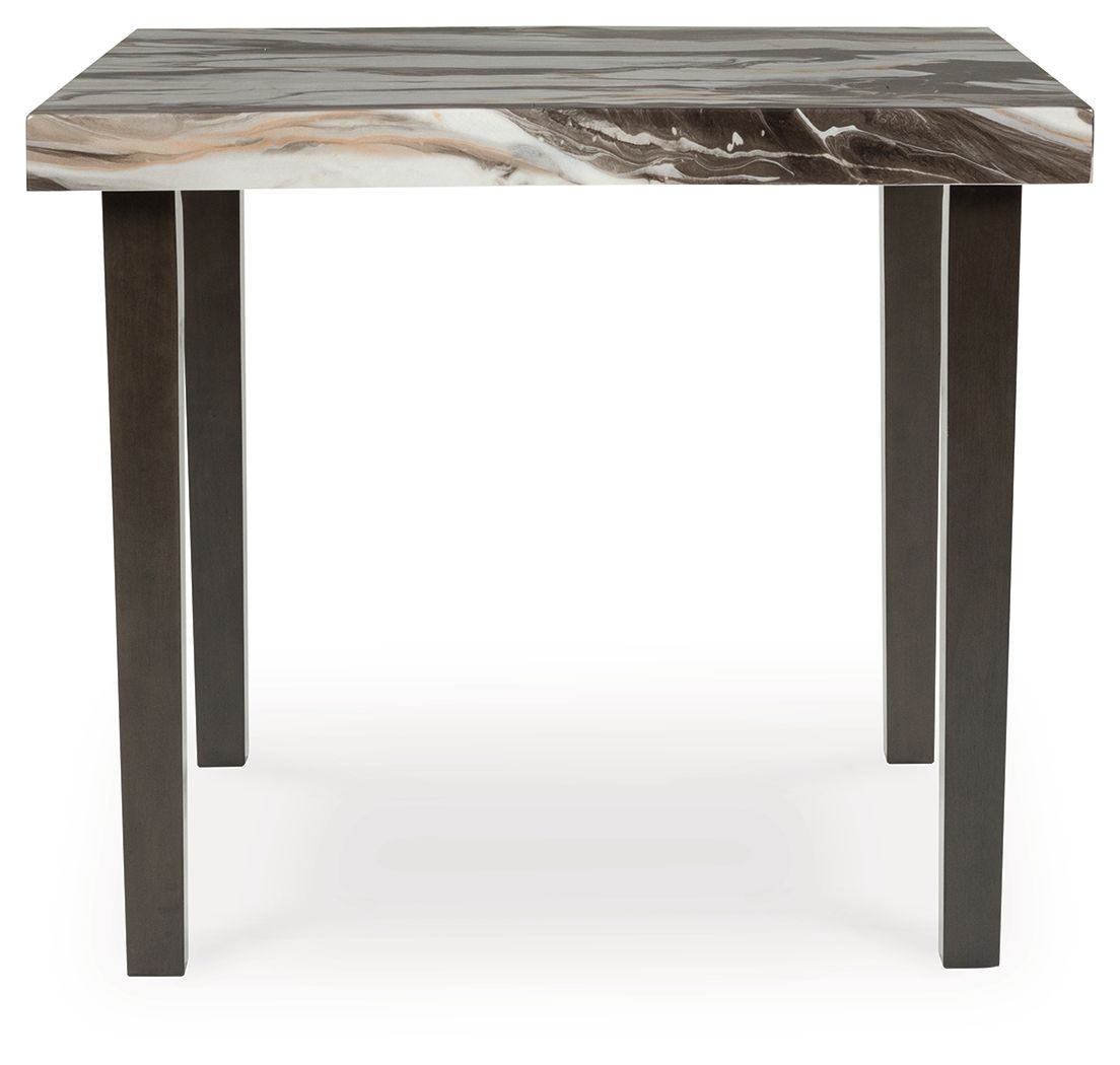 Jeshina - Square Dining Room Counter Table - Dark Brown / Beige by Ashley – view 2