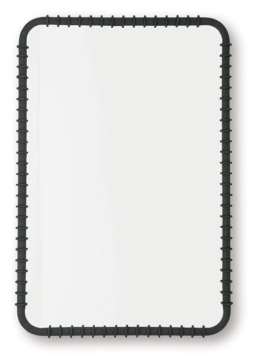 Judlow - Accent Mirror - Black by Ashley – Accent Mirrors