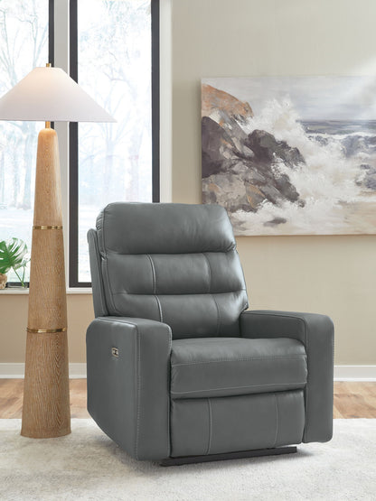 Pennacle Pier - Power Recliner With Adjustable Headrest by Ashley – view 5