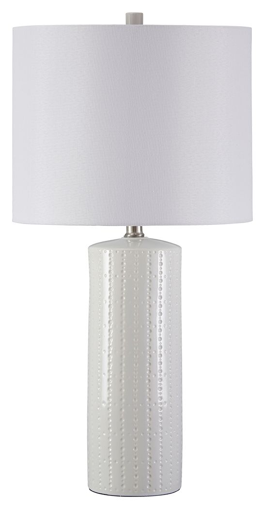 Steuben - Ceramic Table Lamp (Set of 2) - White by Ashley – view 4