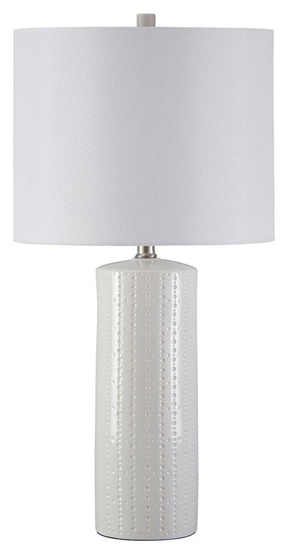 Steuben - Ceramic Table Lamp (Set of 2) - White by Ashley – view 4