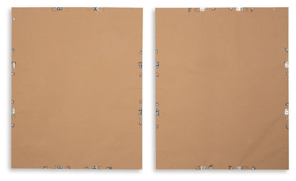 Holport - Wall Art Set (Set of 2) - Blue / White by Ashley – view 4