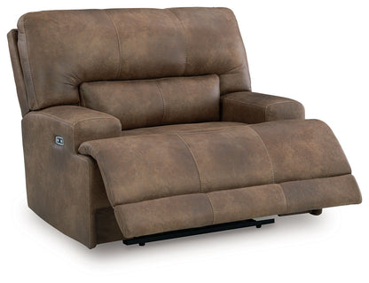 Beckley Place - Power Recliner With Adjustable Headrest - Earth by Ashley – view 3