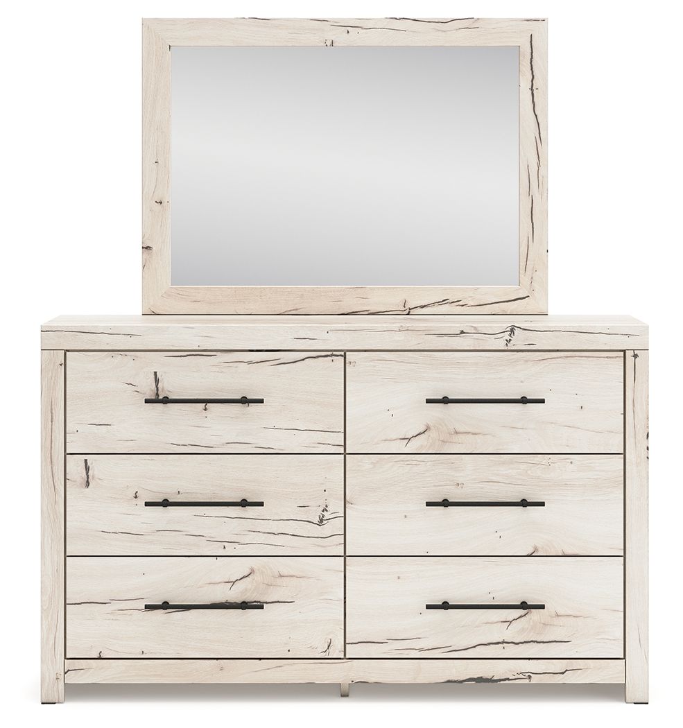 Lawroy - Dresser And Mirror - Light Natural – view 3