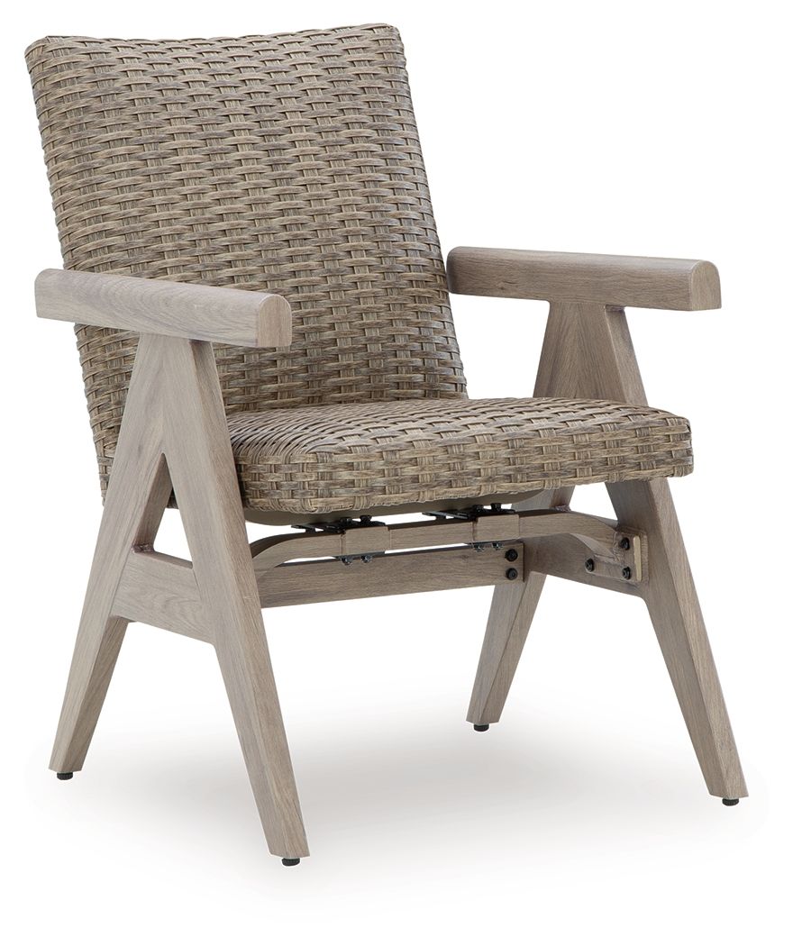 Cliff Trails - Rocking Arm Chair (Set of 2) - Beige by Ashley – view 3