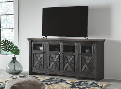 Tyler Creek - Extra Large TV Stand - Black / Gray by Ashley – view 3