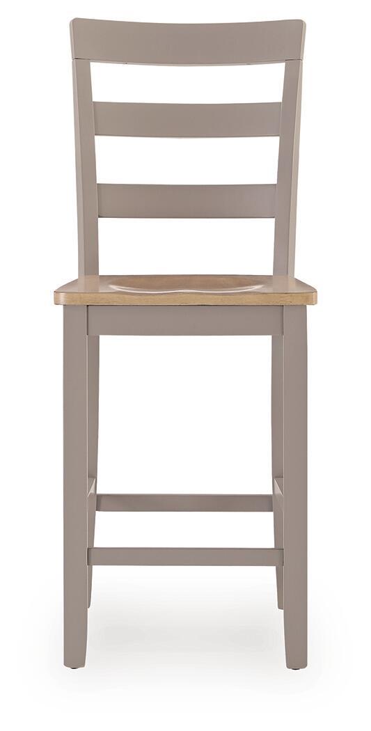 Harperfeld - Barstool (Set of 2) - Natural / Gray by Ashley – view 4