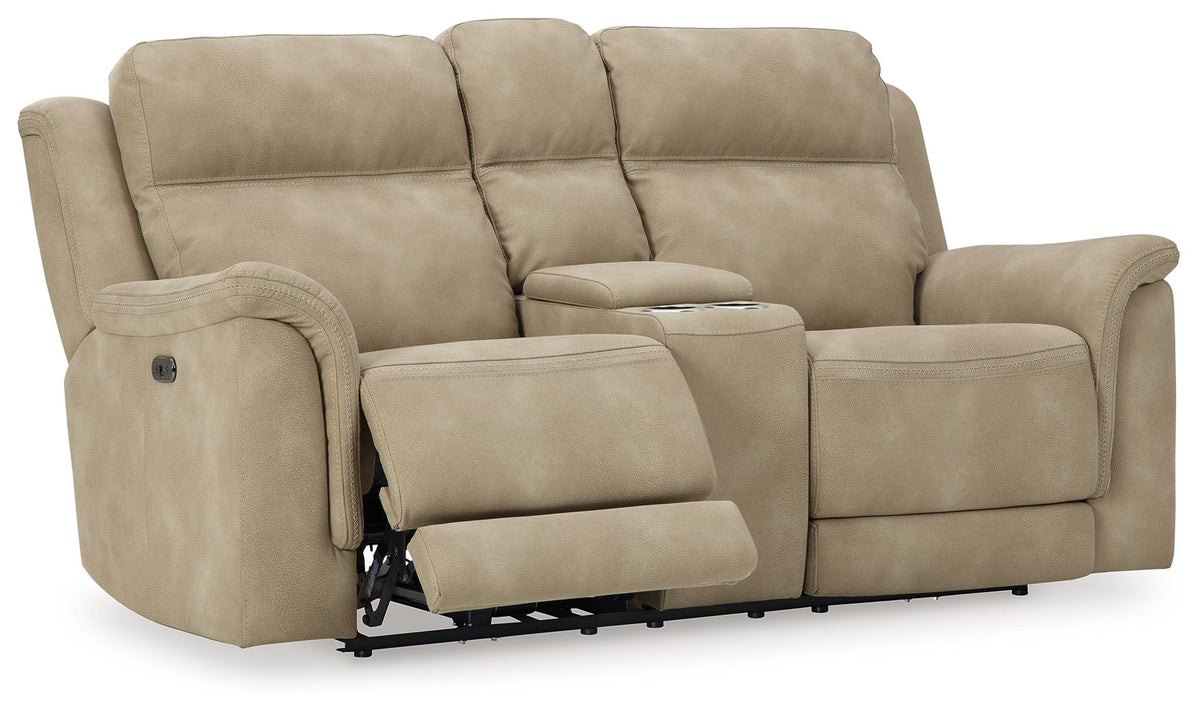 Next-Gen Durapella - Reclining Power Loveseat With Console by Ashley – view 6