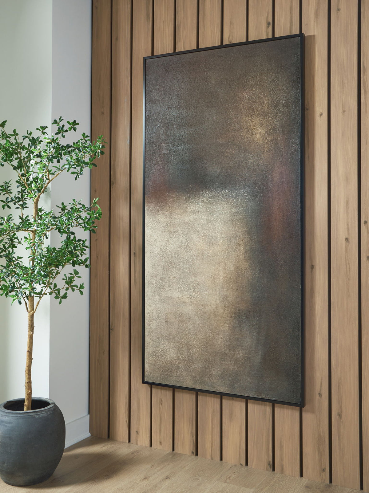 Wernmen - Wall Art - Brown / Rust / Cream by Ashley – view 3