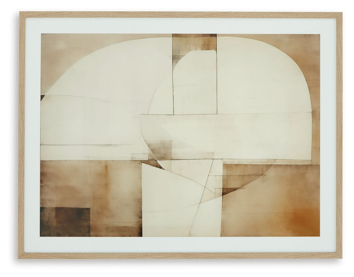 Corlain - Wall Art - Brown / Tan / White by Ashley – view 4